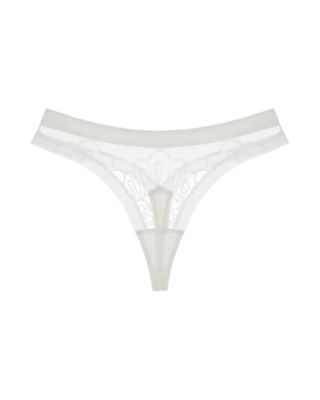 The Underargument For Love Against Conforming Thong in white
