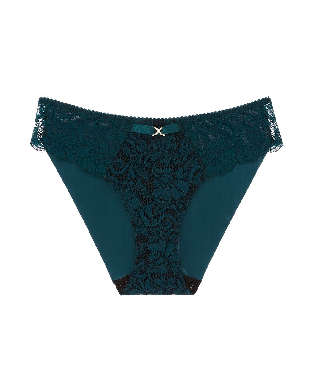 Aubade Mon Bijou Brazilian Brief in green