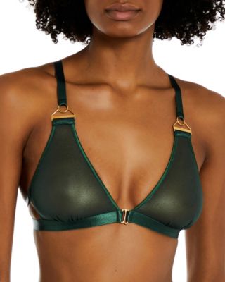 Bordelle Ula Triangle Bra in green