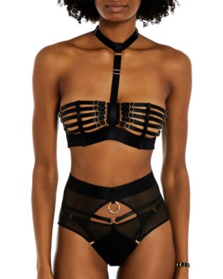 Bordelle Ula Bra Harness in black