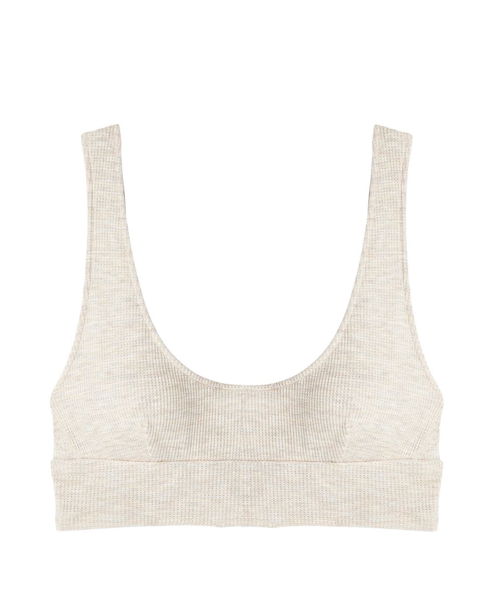 Only Hearts Feather Weight Thermal Tank Bralette in gray