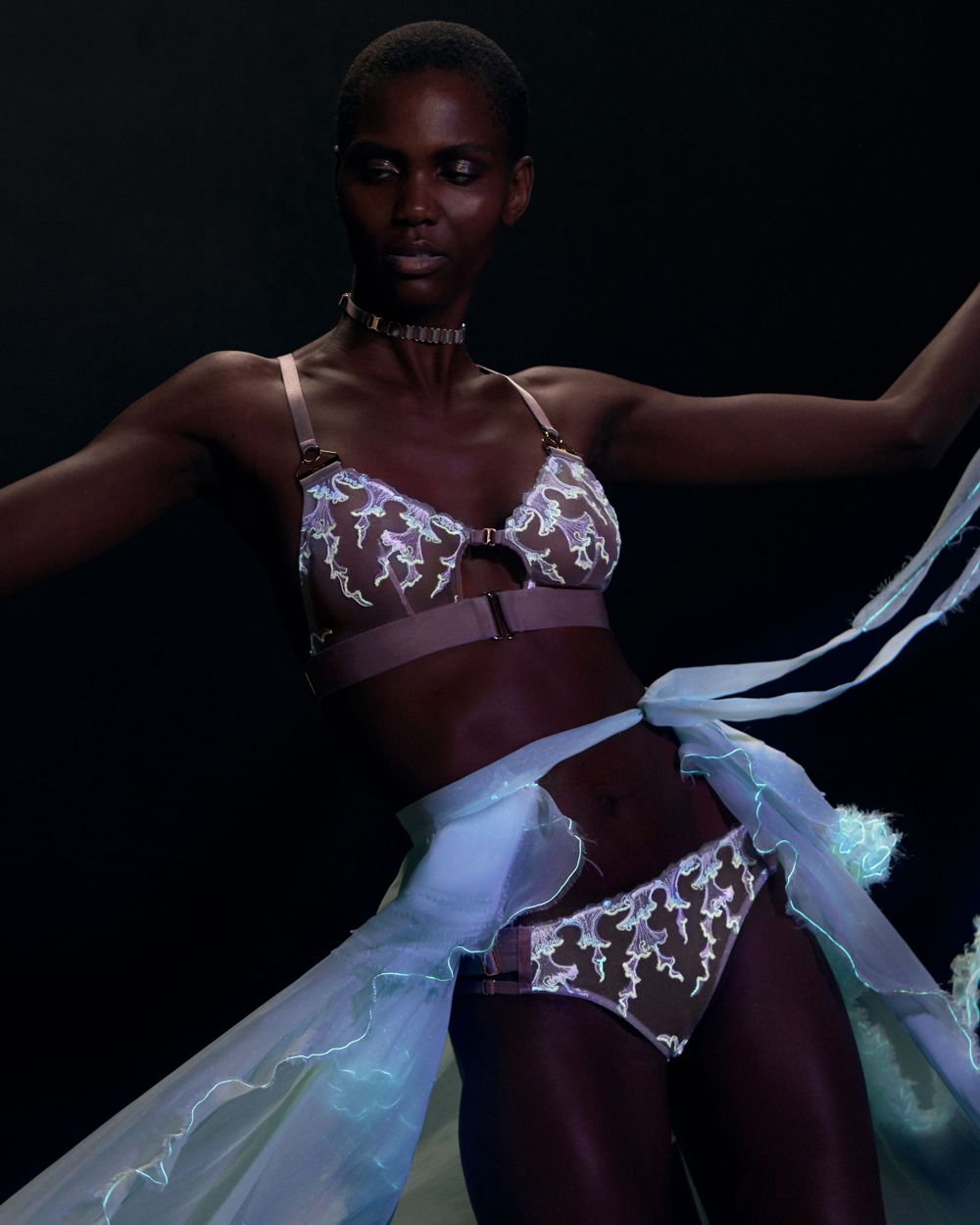 Bordelle Aurea Soft Cup Bra in pink