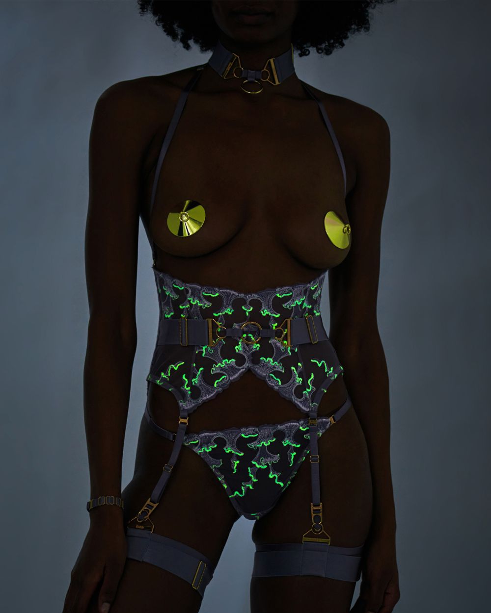 Bordelle Aurea Thong in pink