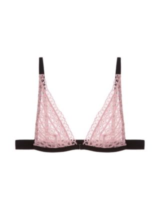 Kiki de Montparnasse Tricot Plunge Bra in purple