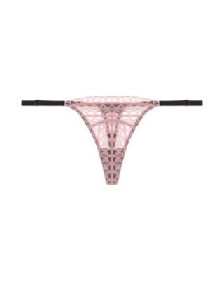 Kiki de Montparnasse Tricot Thong in purple