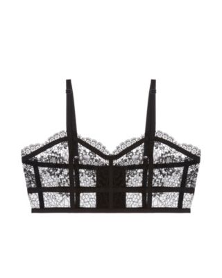 Free People Intimately FP Lyric Longline Bralette in black