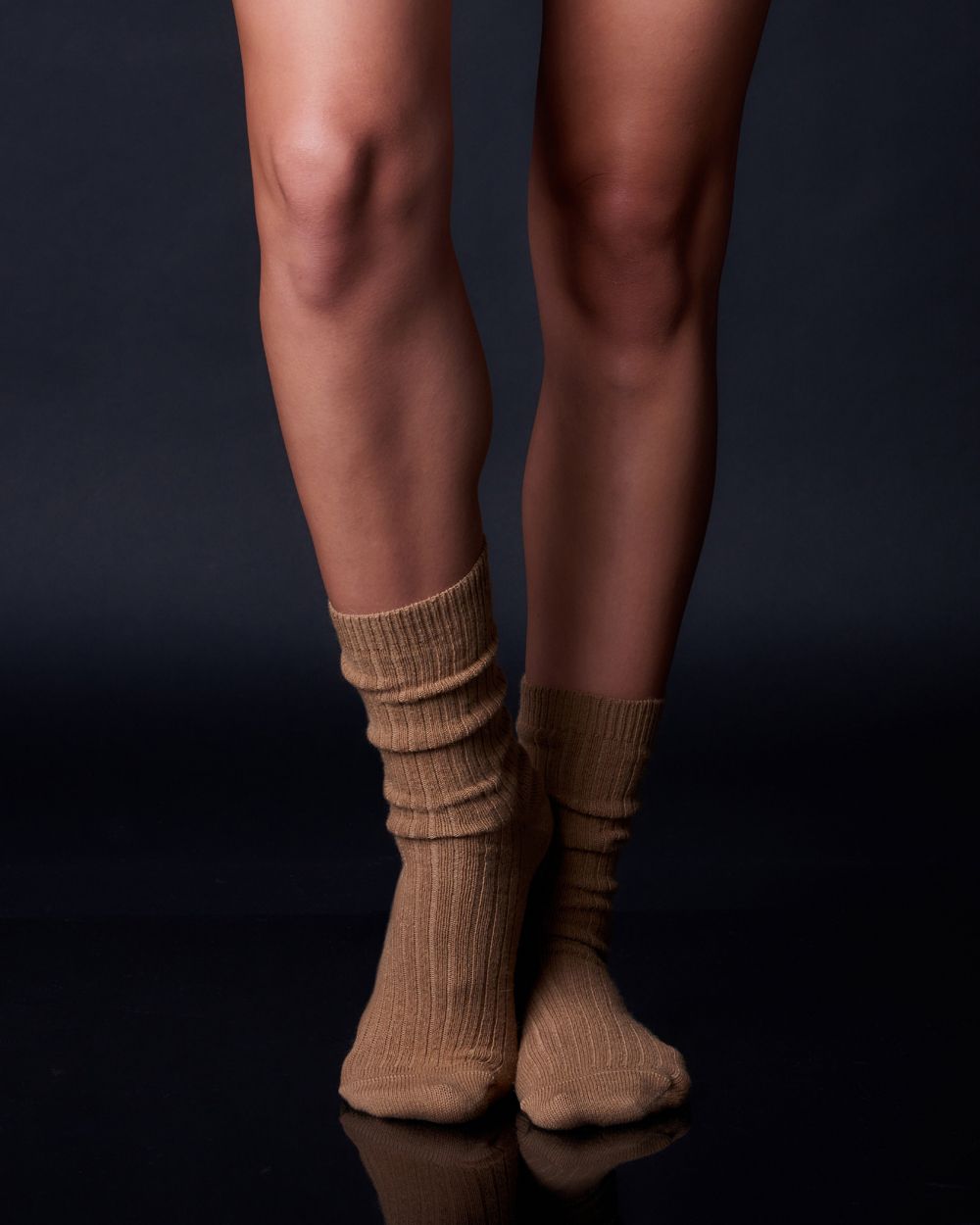 Hanro Wool Socks in brown