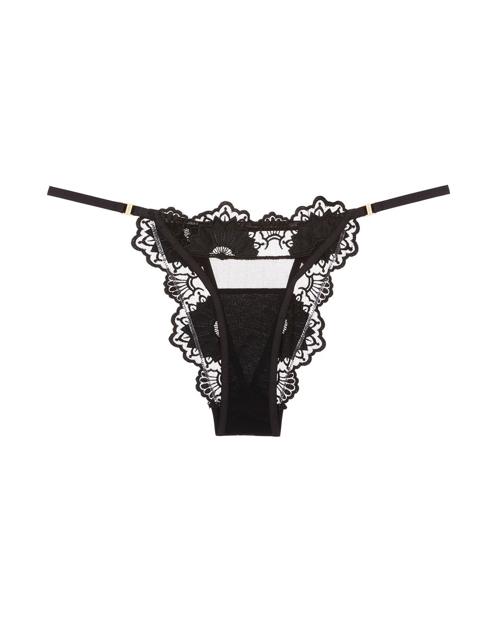 Bluebella Ina Open Back Brief in black