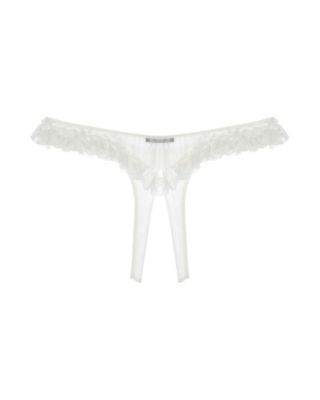 Kiki de Montparnasse Peek-a-Boo Panty in white