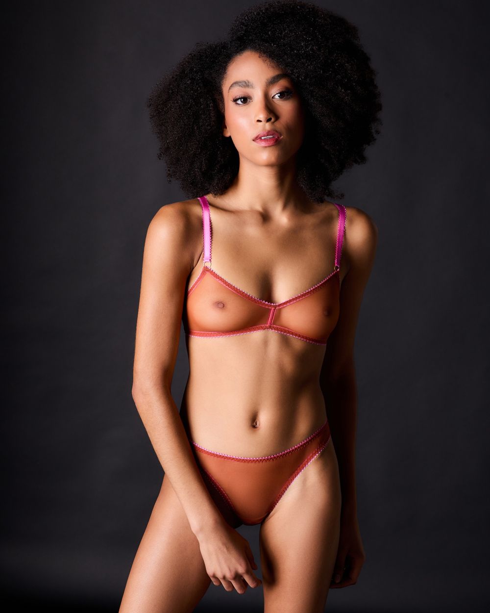 Dora Larsen Alexa Soft Bra in red