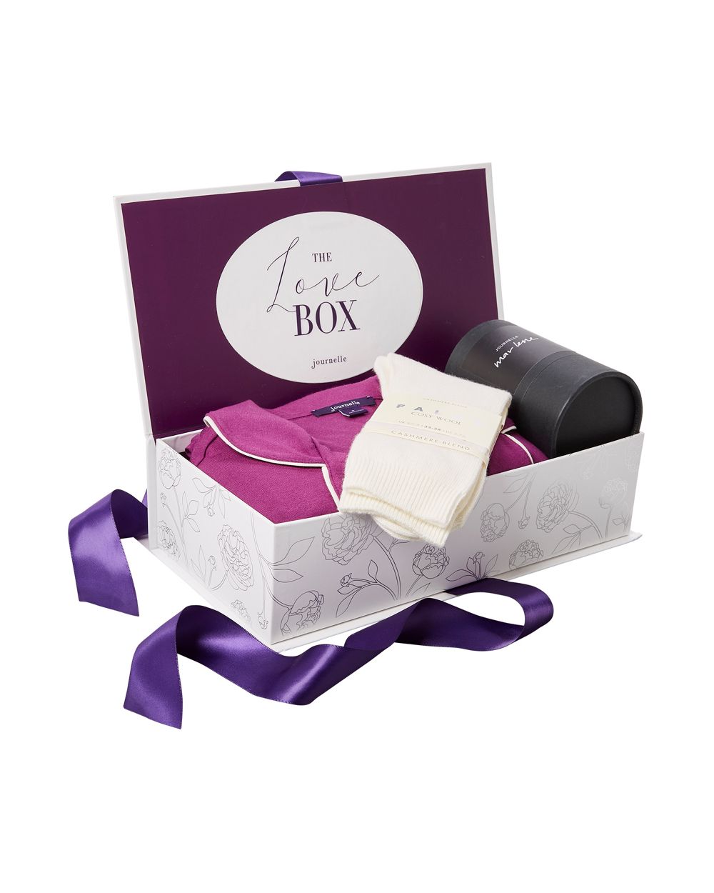 Journelle Cozy Valentine Love Box in purple