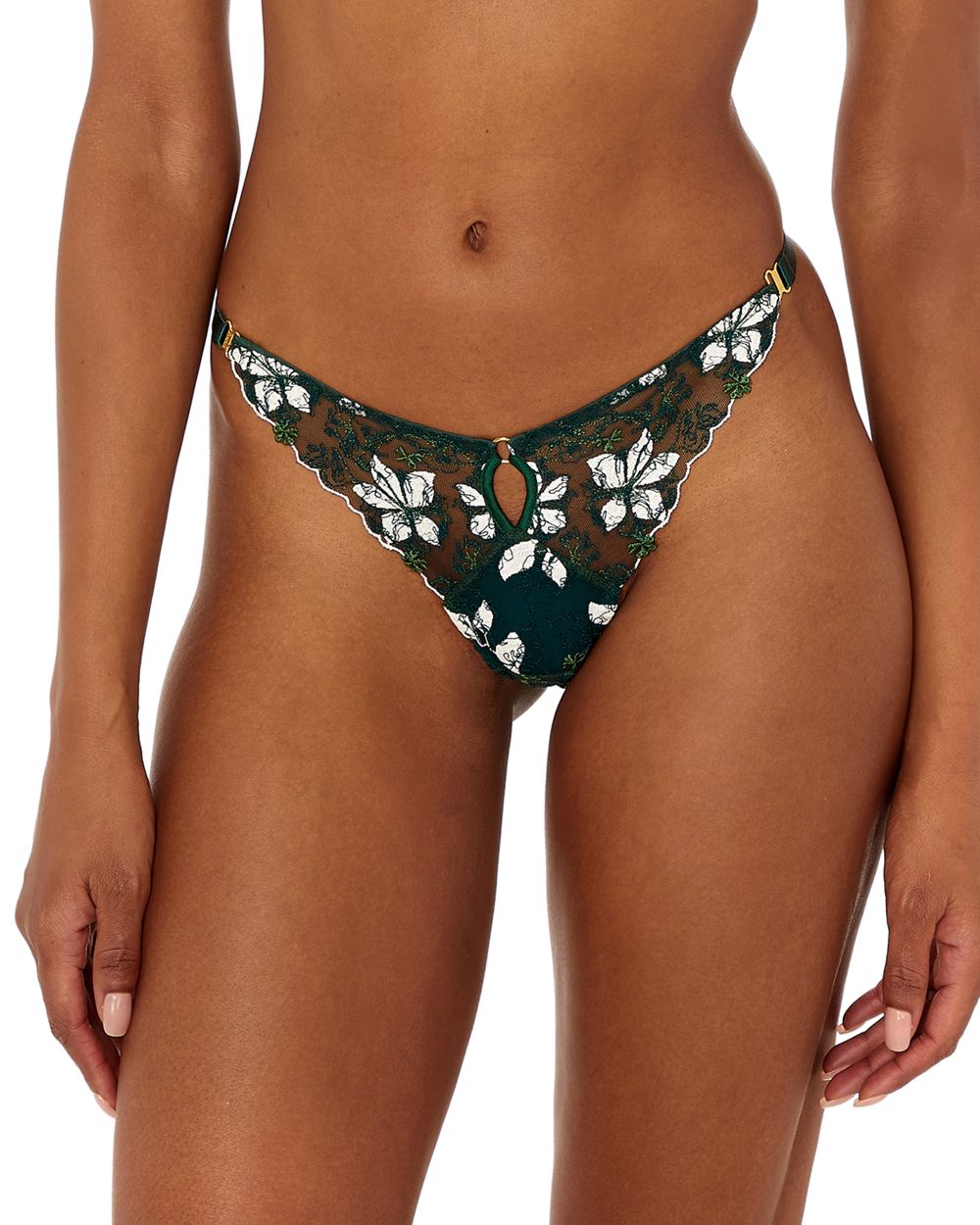 Bordelle Vita Thong in green