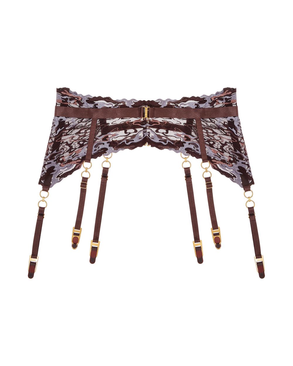 Bordelle Onda Suspender in purple