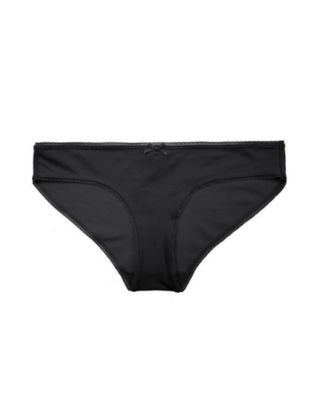 Eberjey Pima Goddess Low-Rider Bikini in black