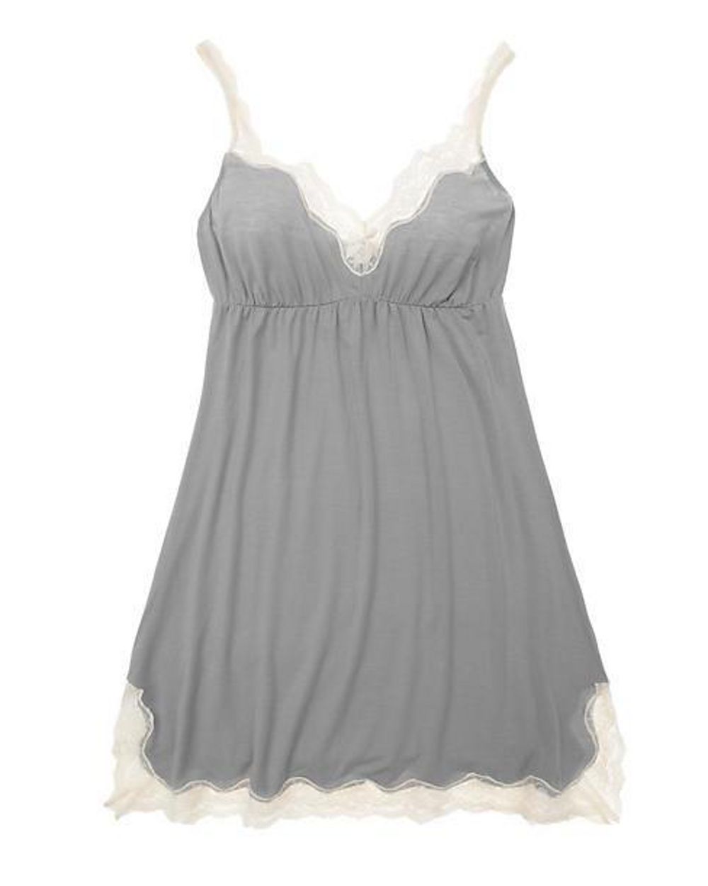 Eberjey Lady Godiva Chemise in gray