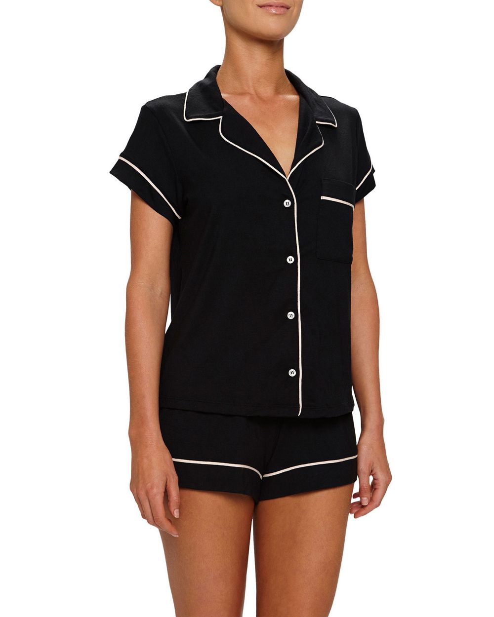 Eberjey Gisele Short PJ Set in black