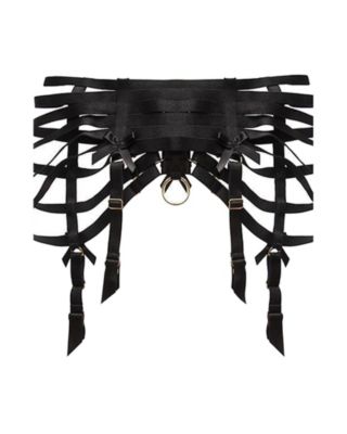 Bordelle Webbed Suspender in black