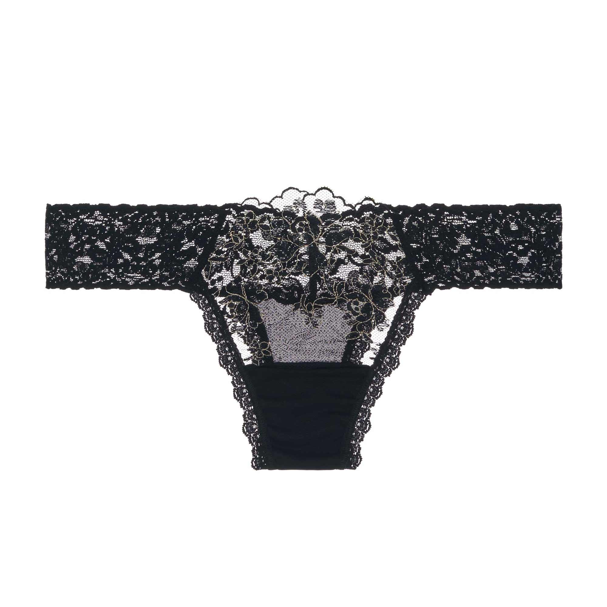 Hanky Panky Elizabeth Diamond Thong in black