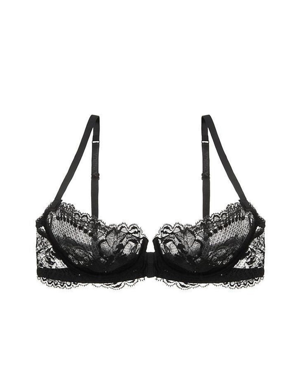 La Perla Begonia Balconette Bra in black