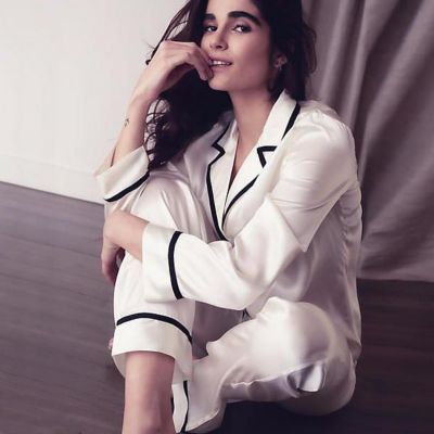 Journelle Garbo PJ Set in white