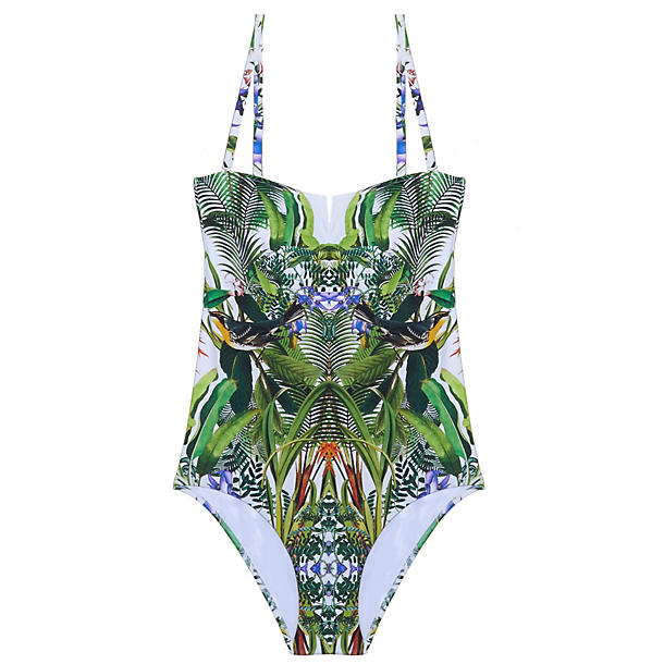 Beldona Tropical Monsoon Taldy Swimsuit in green