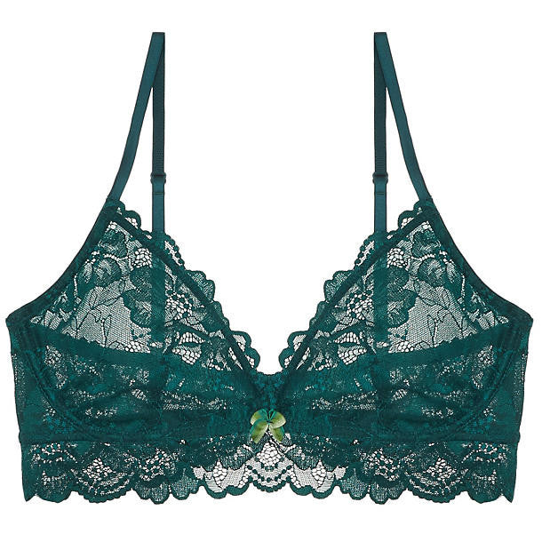 Blush Sweetest Sin Bralette in green