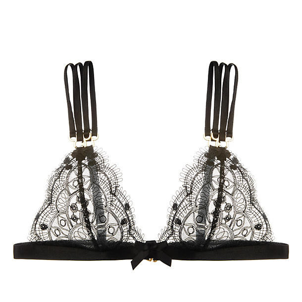 Bordelle Magdalena Soft Triangle Bra in black