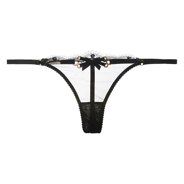 Bordelle Magdalena Adjustable Strap Thong in black