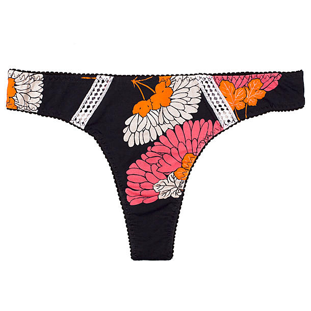 Cosabella Paul & Joe Margaux Thong in black