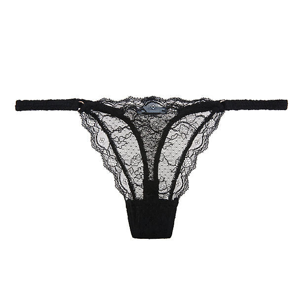 Eberjey Georgette String Thong in black