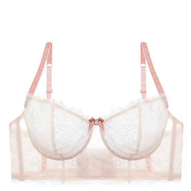 Eberjey June Longline Underwire Bra in white