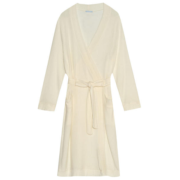 Eberjey Sweater Weather Robe in white
