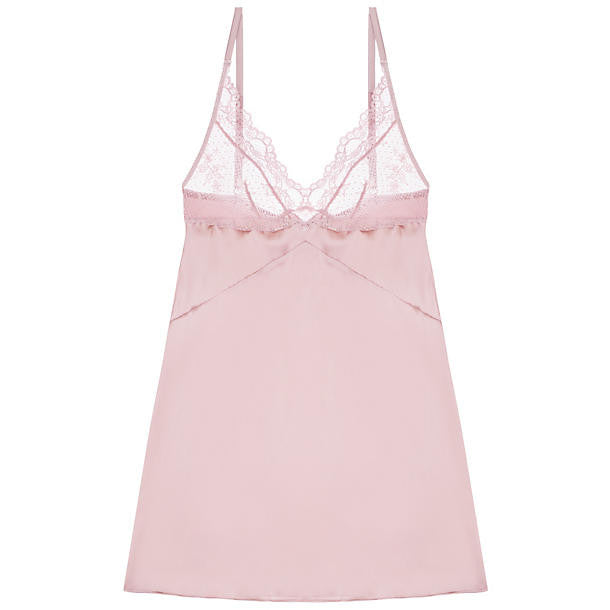 Else Lilly Soft Cup Silk Chemise in pink