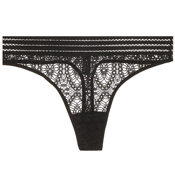 Else Baroque Thong in black