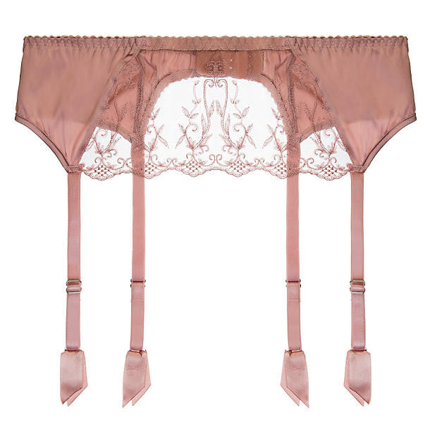 Fleur of England Sofia Suspender Belt in pink