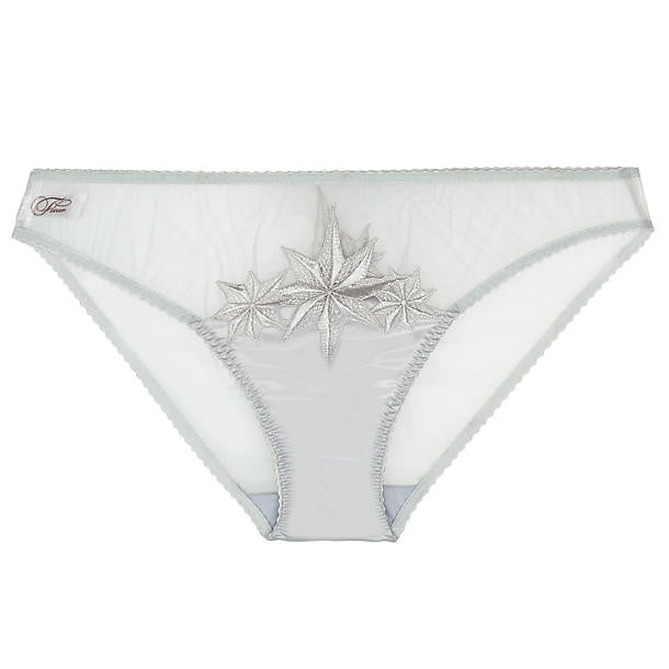 Fleur of England Supernova Silk Brief in gray
