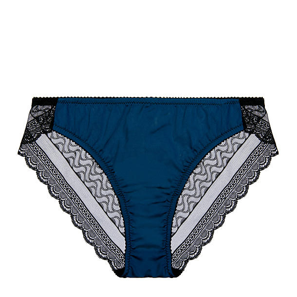 Fortnight Lingerie Ivy Bikini in blue