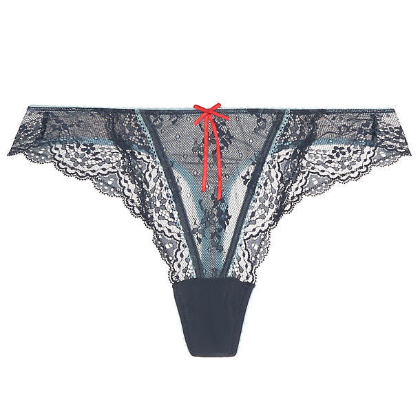 Heidi Klum Intimates Sofia Thong in blue