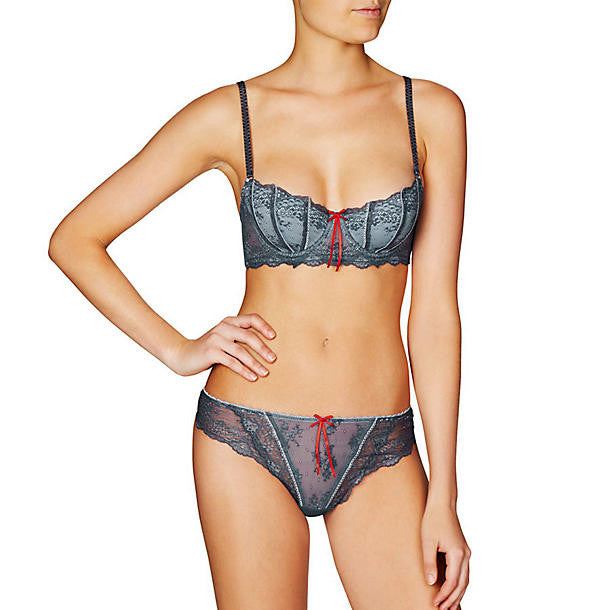 Heidi Klum Intimates Sofia Thong in blue