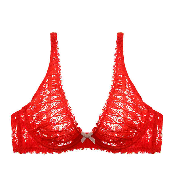 Heidi Klum Intimates Dreamtime Underwire Bra in red