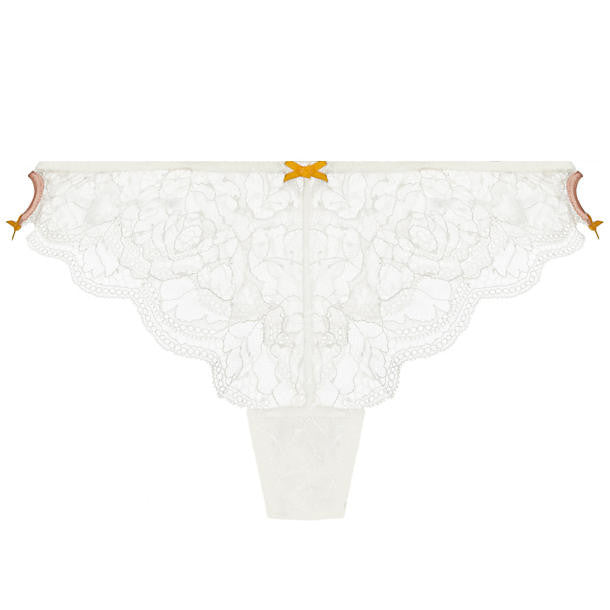 Heidi Klum Intimates Cle D'Amour Thong in white