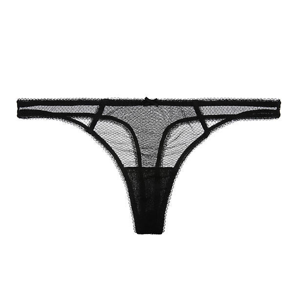 Journelle Violet Thong in black