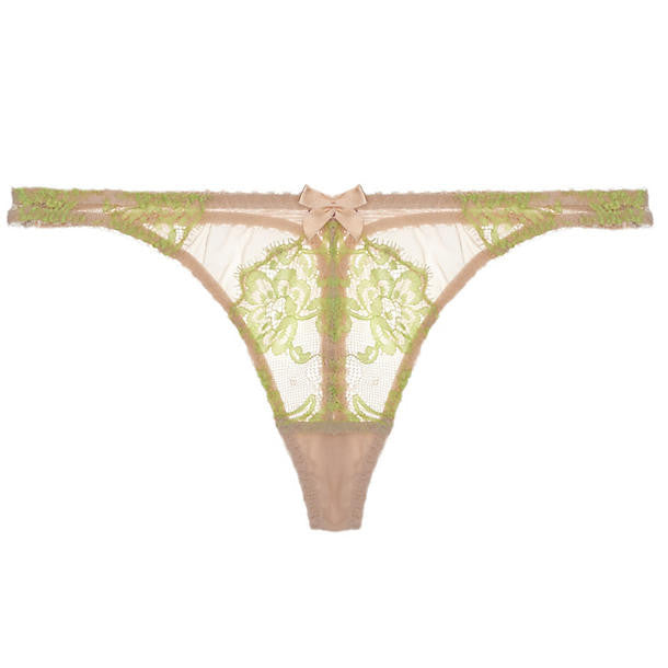 L'Agent Angelica Thong in beige