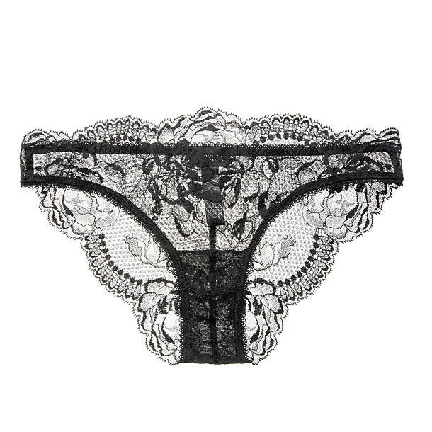 La Perla Begonia Brazilian Brief in black