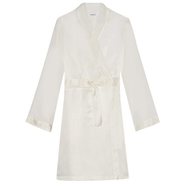 La Perla Jazz Time Short Robe in white