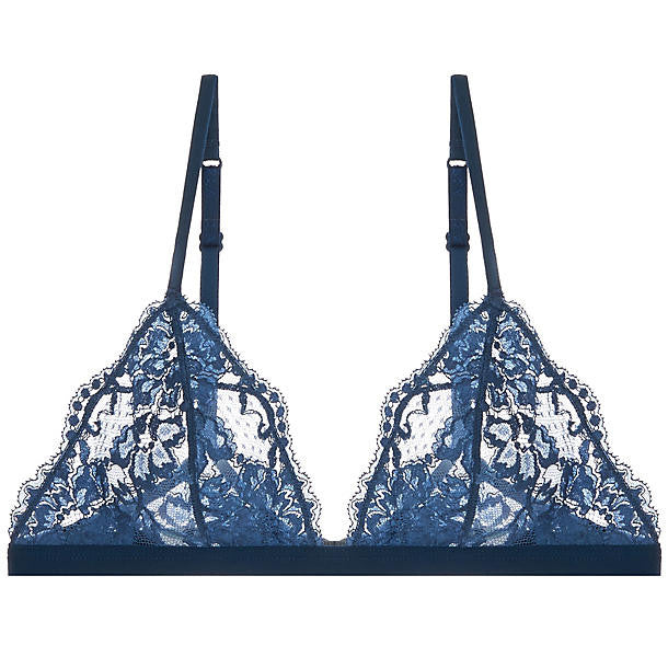 La Perla Souple Triangle Bra in blue