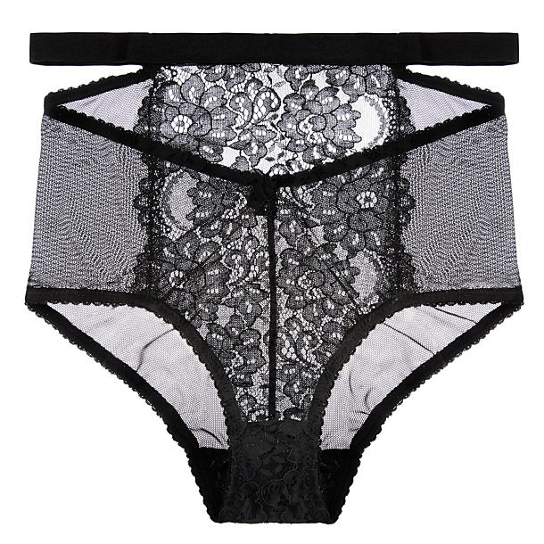 Lonely Lulu High-Waisted Brief in black