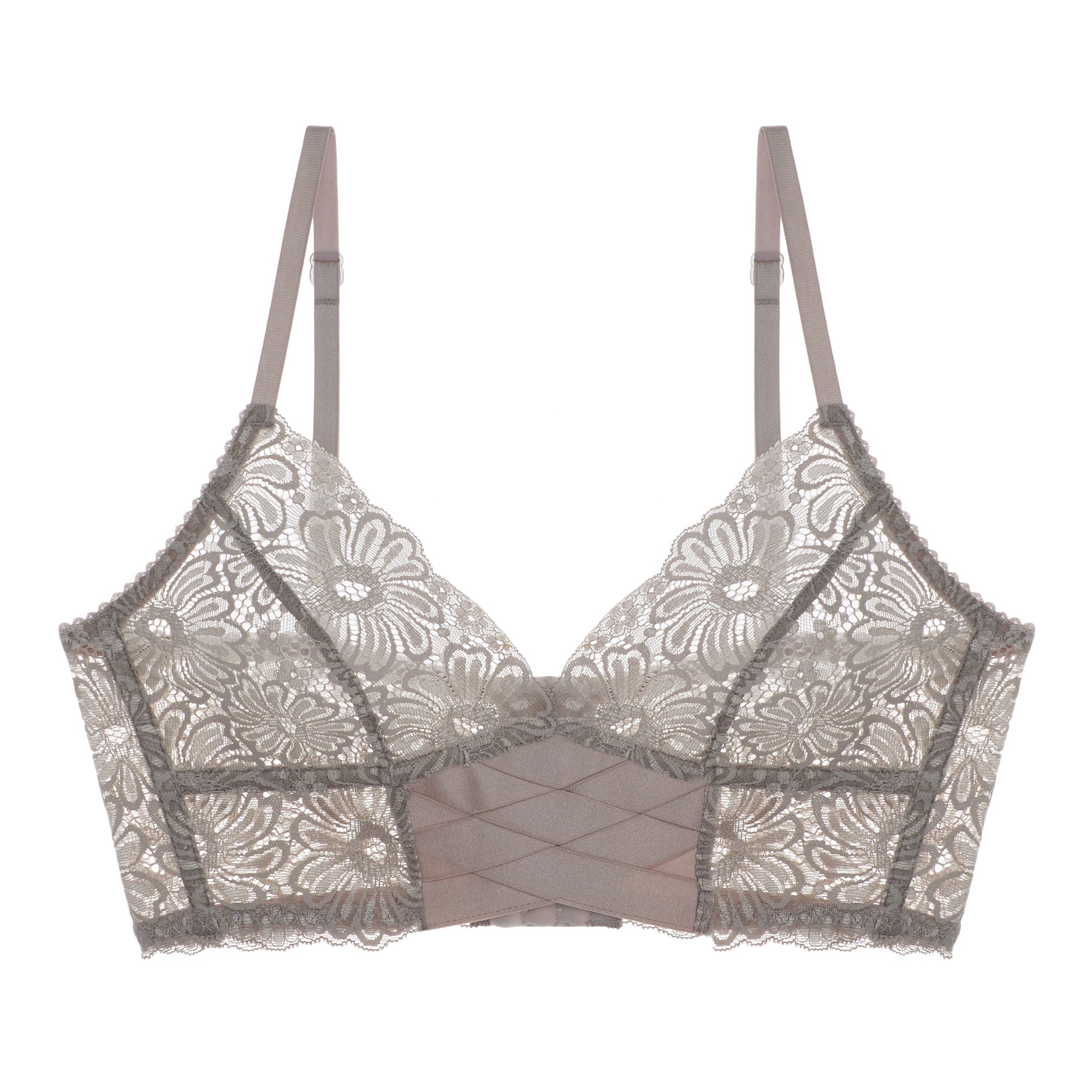 Lonely Patsy Midline Bra in gray