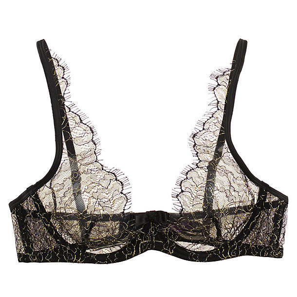 Maison Close Jardin Imperial Wire Bra in black