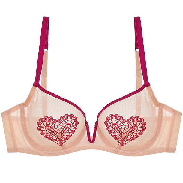 Mimi Holliday Wild Strawberry Bra in pink